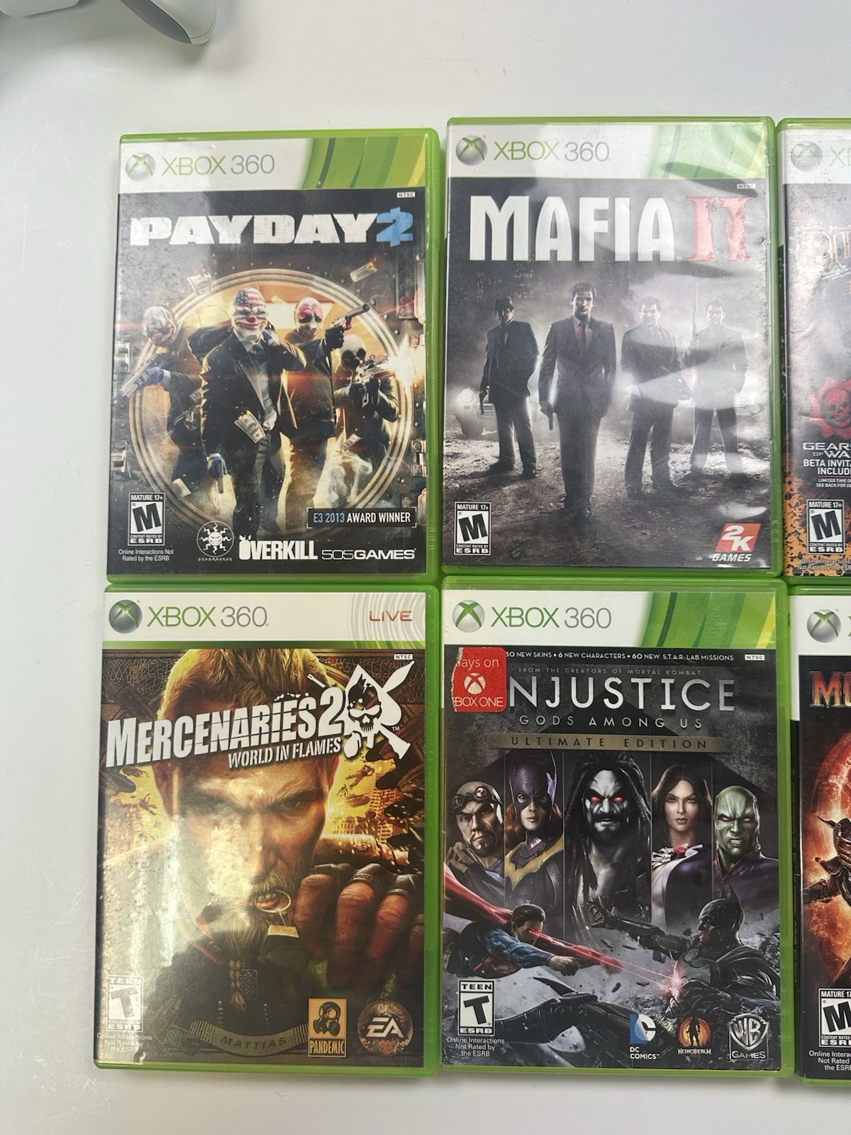 Xbox 360 PRO Console BUNDLE 60 GB HDD With Games Tested Works!