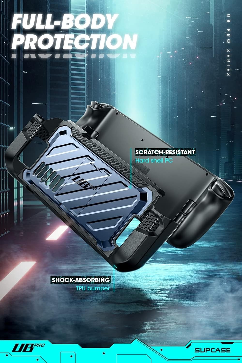 Ergonomic Kickstand Case for Steam Deck 2022 and OLED – Scratch Resistant Design