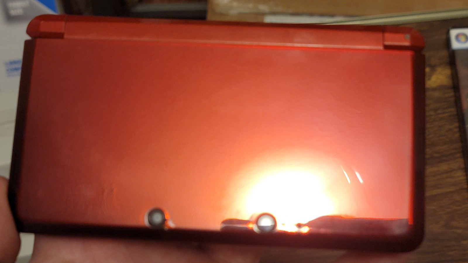 Nintendo 3DS Handheld System – Flame Red US Region w/ Pokemon Sun