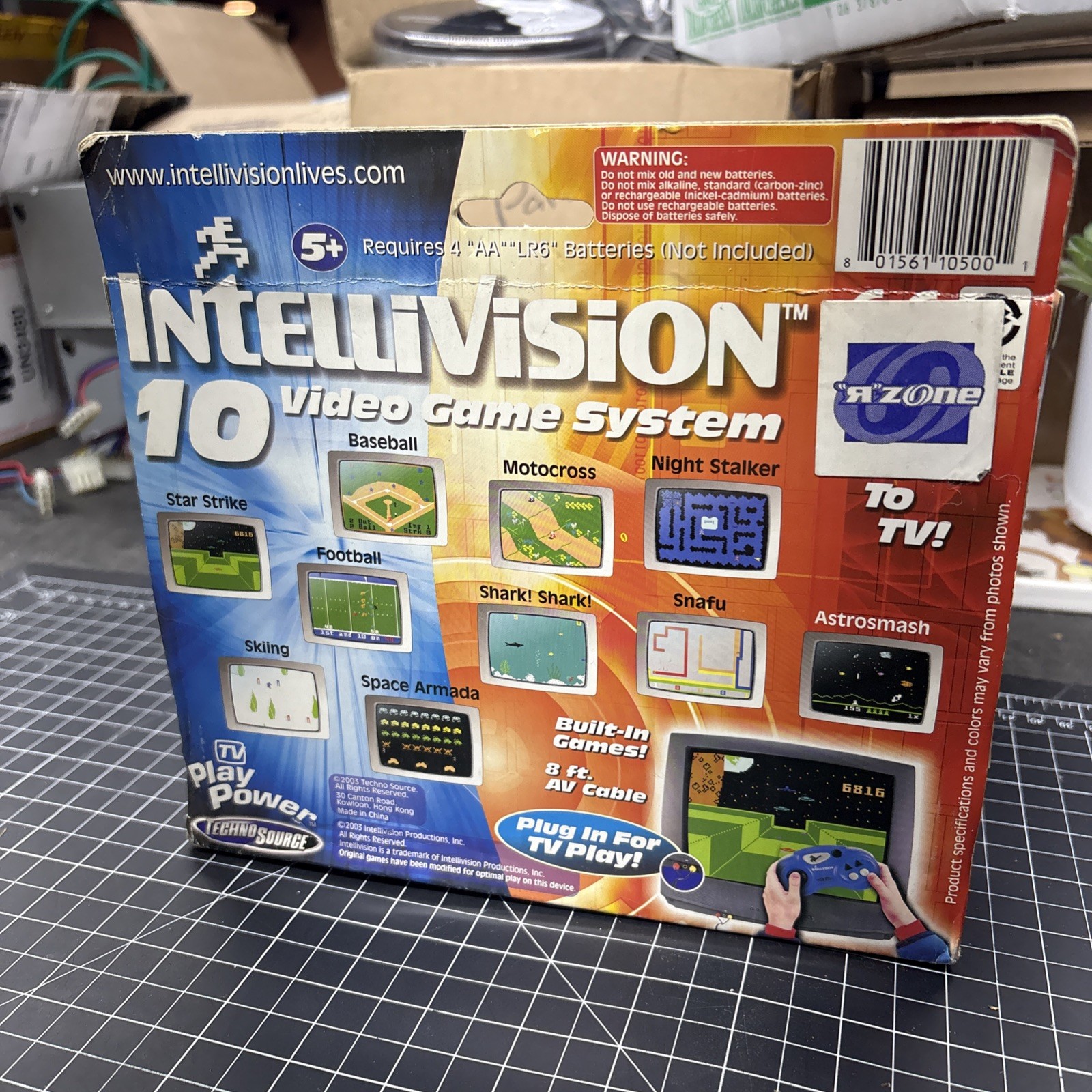 Techno Source Intellivision 10 Game Plug in Play System – New