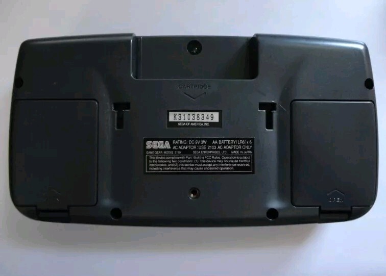 NEW GLASS SCREEN LENS SEGA Game Gear Handheld System – Black