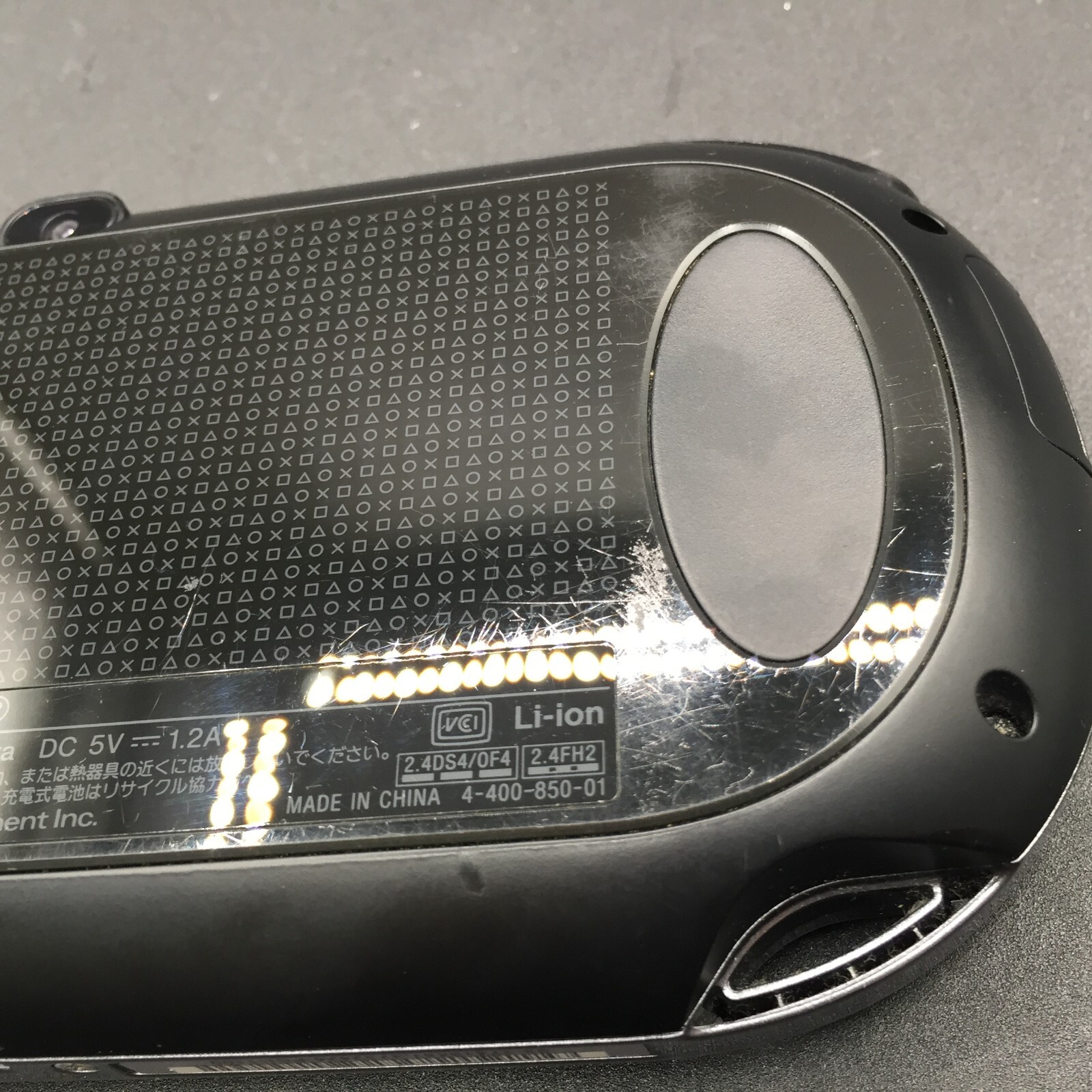 【Very Good】Sony PS Vita PCH-1100 Crystal Black 3G/Wi-Fi Model Console only #Toy0