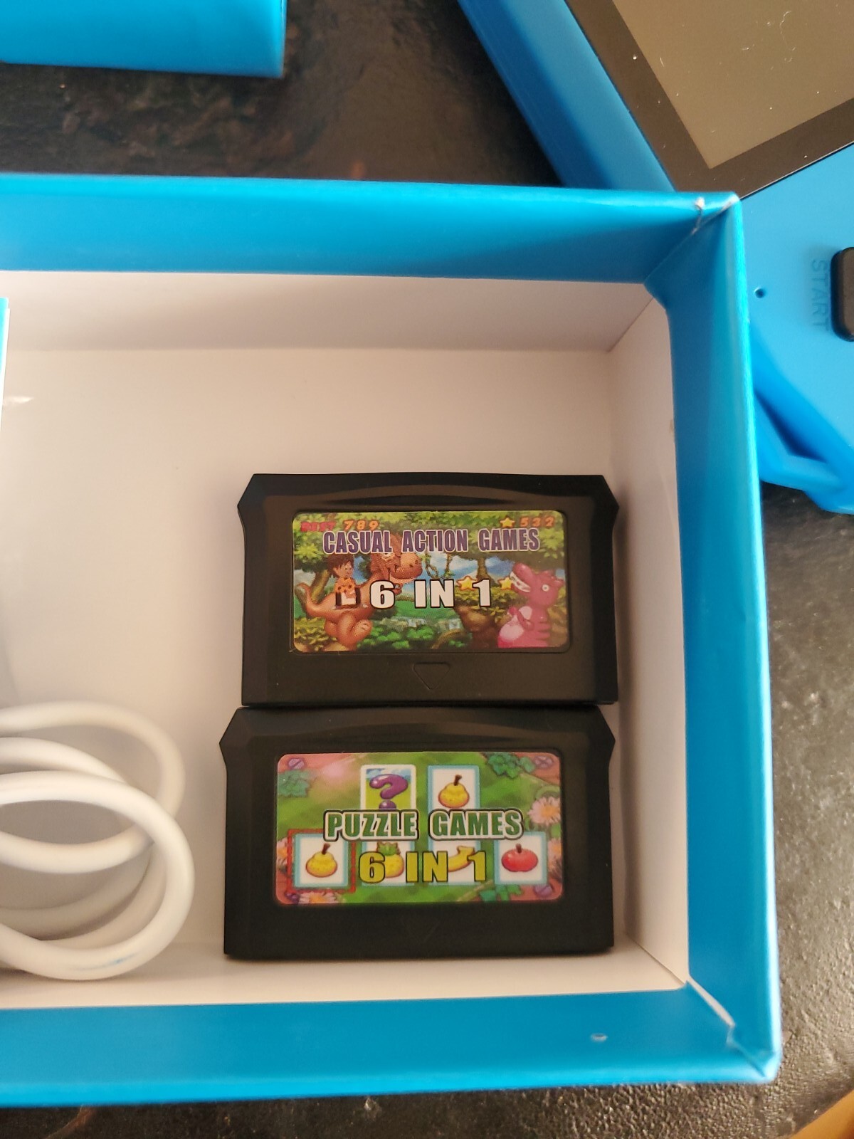TaddToy 16 Bit Handheld Game Console for Kids Adults, 3.0” Large Screen Preload
