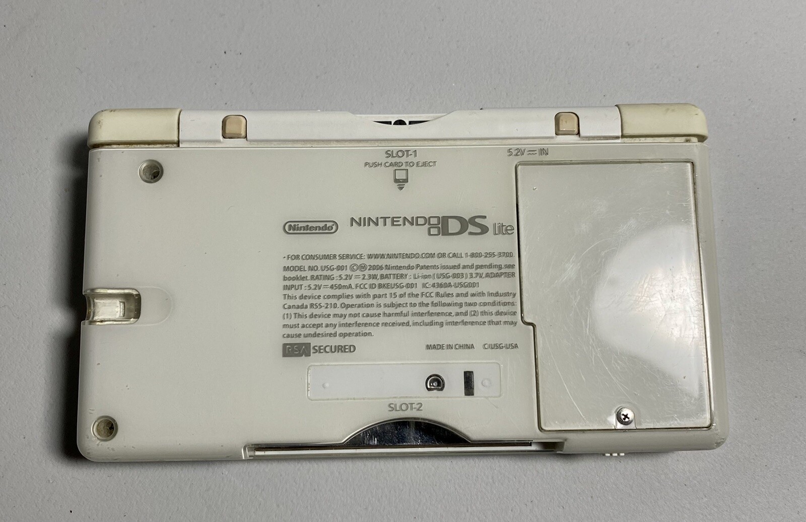 Nintendo DS Lite Handheld Console – Polar White complete In box