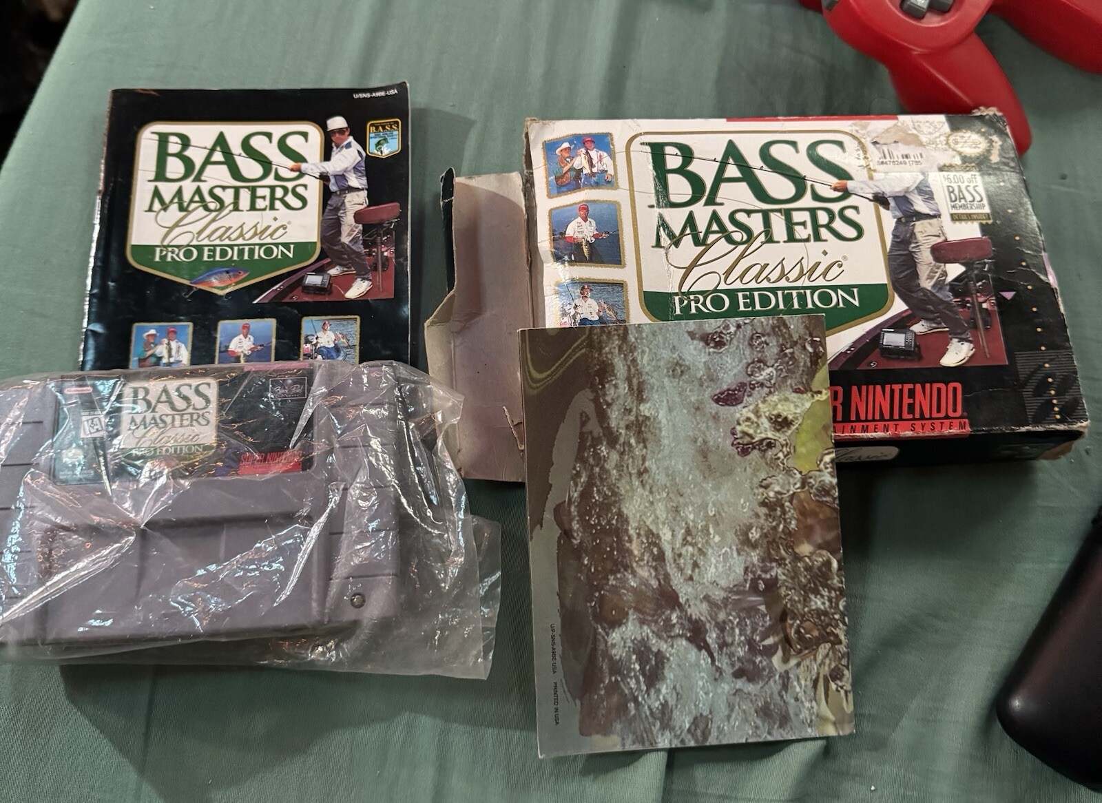 Complete Super Nintendo Bassmaster Classic Pro Edition