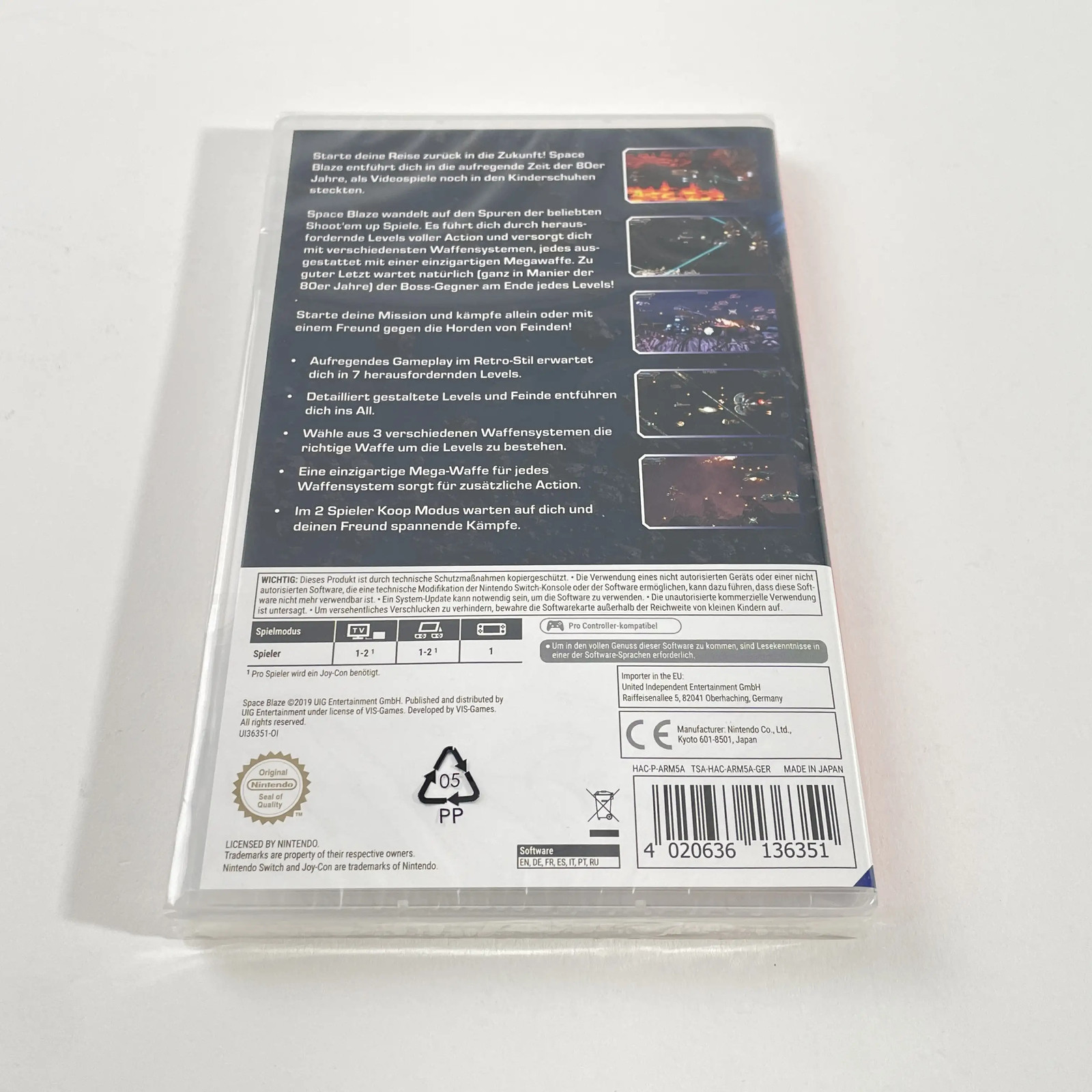 Nintendo Switch Space Blaze GER New in Blister