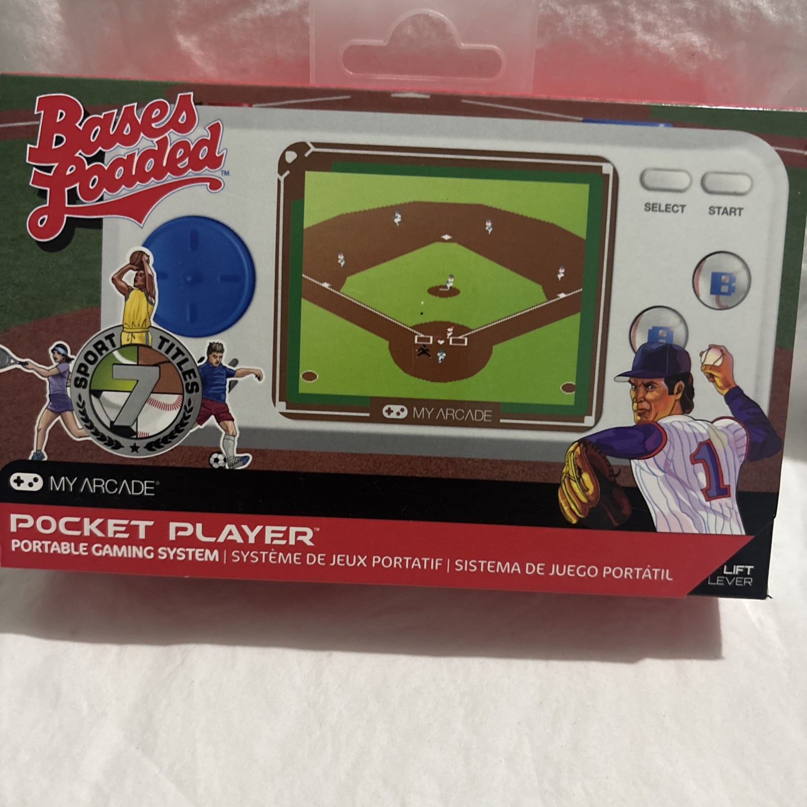 My Arcade DGUNL3278 Bases Loaded Pocket Player Portable Handheld Game System New