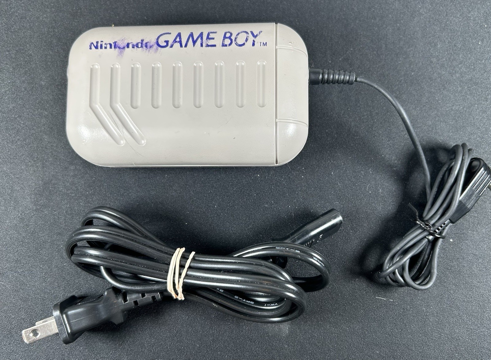 Nintendo Game Boy DMG-01 Gray Handheld Console – 2 Games, Power Pack, Light