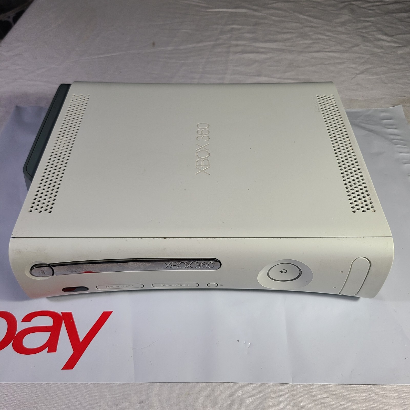 Microsoft Xbox 360 Pro White Console 60GB HDD Tested & Works