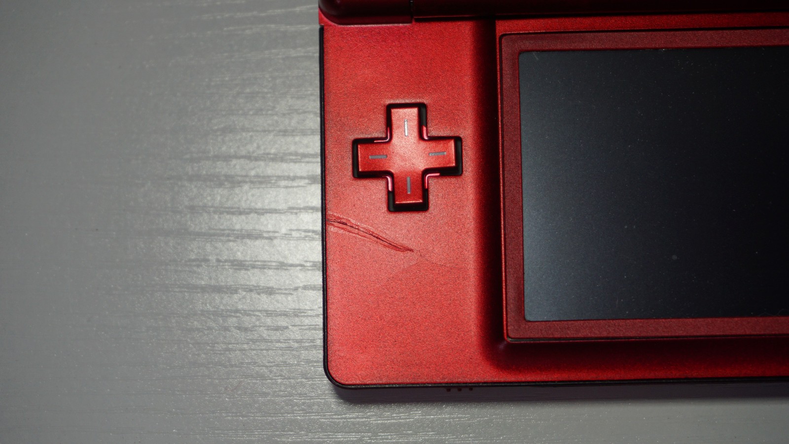 Nintendo DS Lite Full Crimson Red Handheld Gaming System with Charger & Stylus