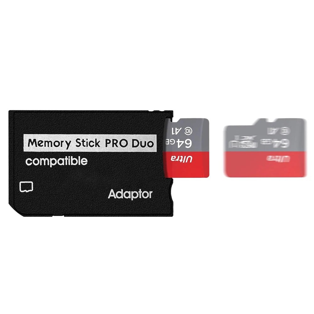 TF to MS Pro Duo Adapter, SD Card Converter for Sony PSP 1000/2000/3000 Gaming