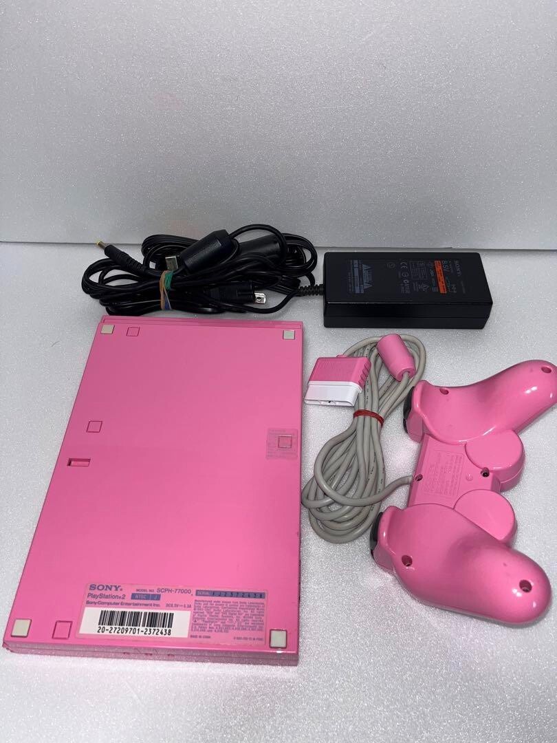 Sony Playstation 2 Pink Console Limit Edition SCPH-77000 PK PS2