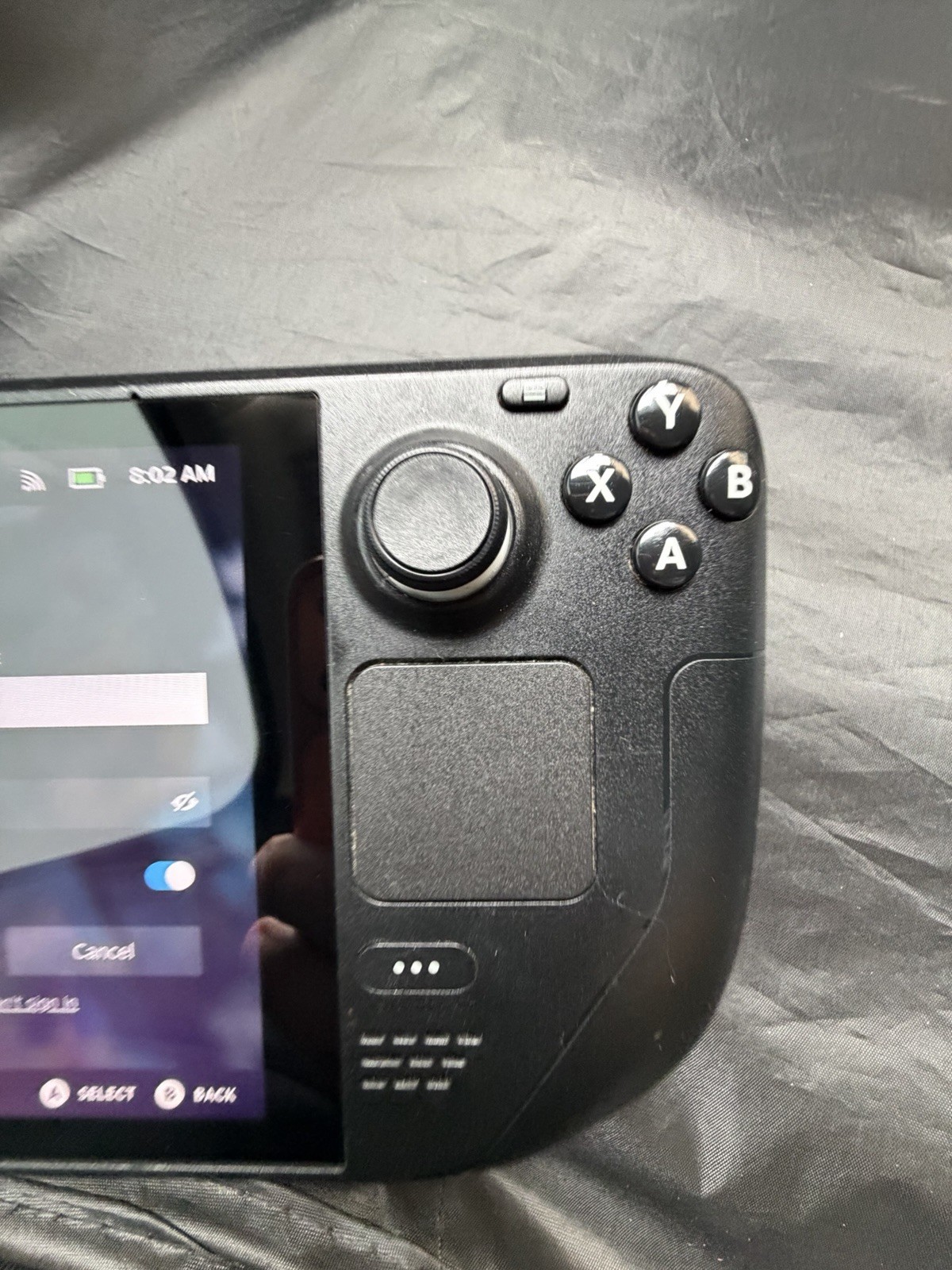 Valve Steam Deck 7″ AMD 7nm Ryzen APU 16GB RAM 256GB Black 1010 TESTED WORKING!