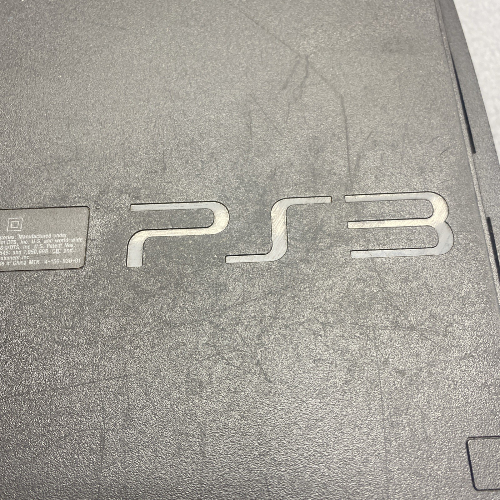 Sony PlayStation 3 PS3 Slim Console CECH-2001B 320GB Black Parts Repair Read 3