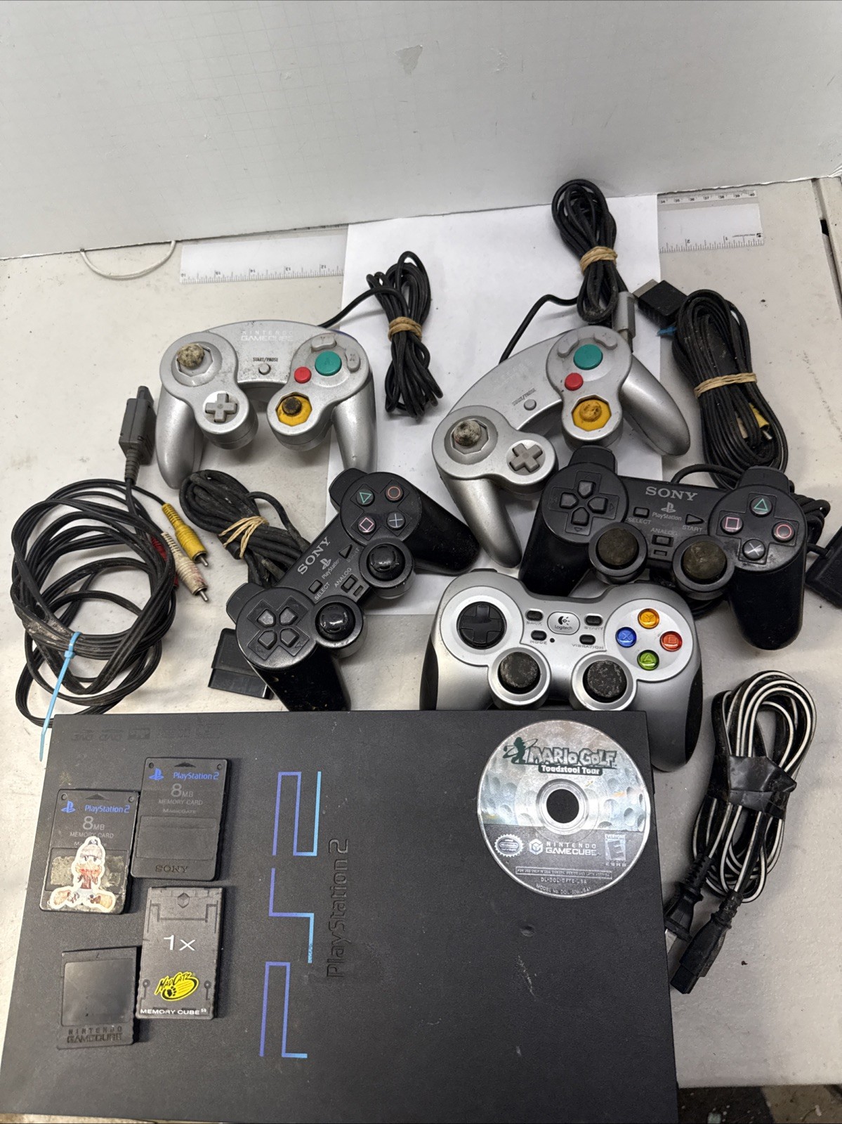 Sony PlayStation 2 Console – Black (SCPH-39001) Lot