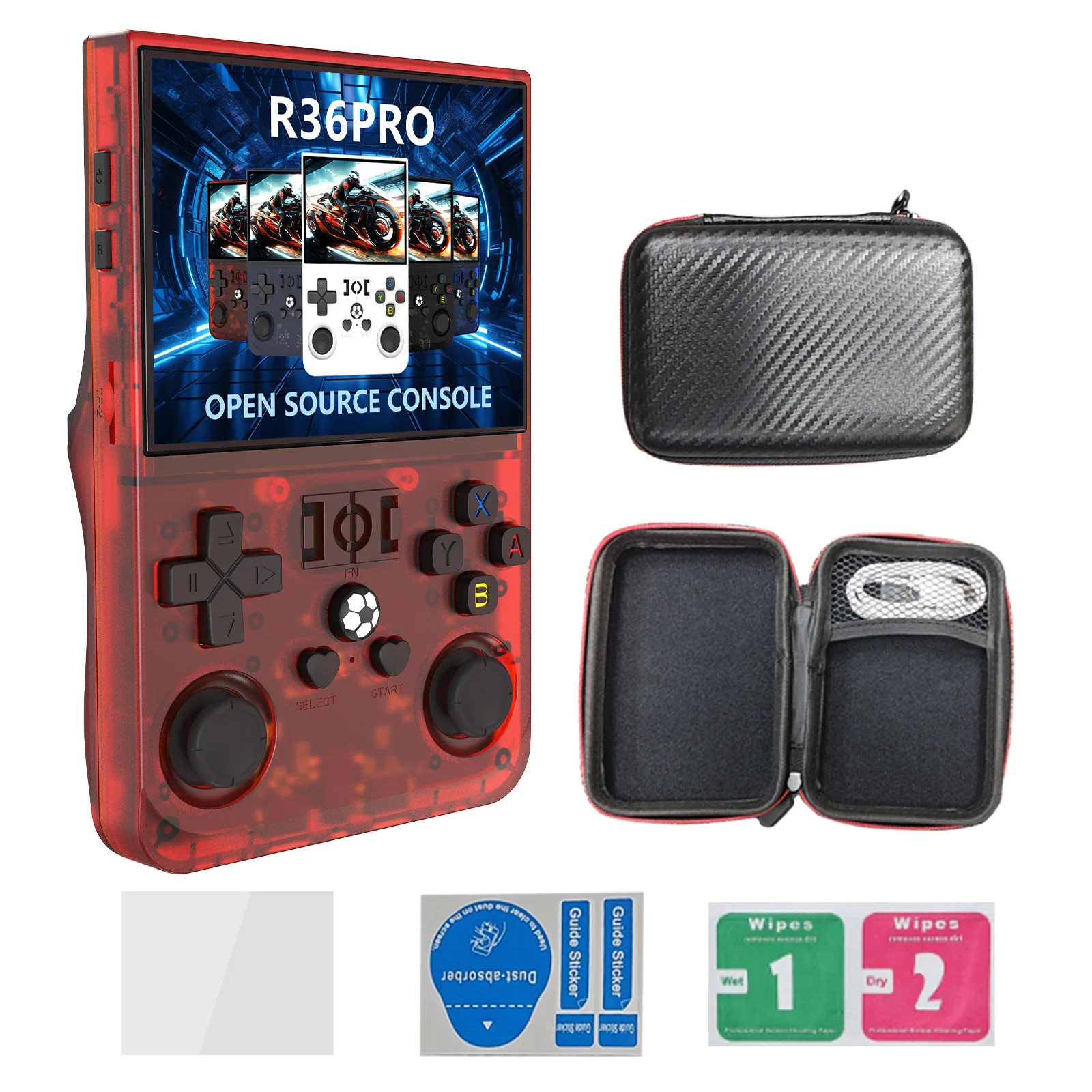 2025 R36S Pro Retro Game Console 128GB Handheld Gaming Device