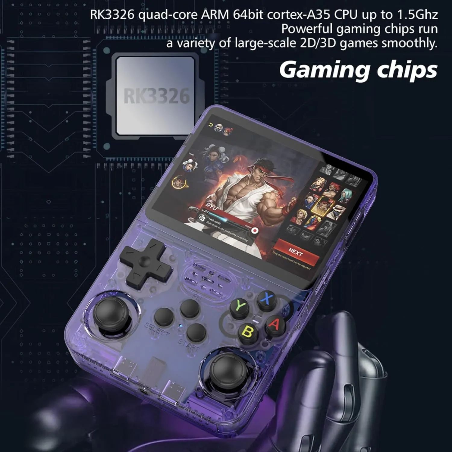 R36S Retro Handheld 15000+ Video Game Console