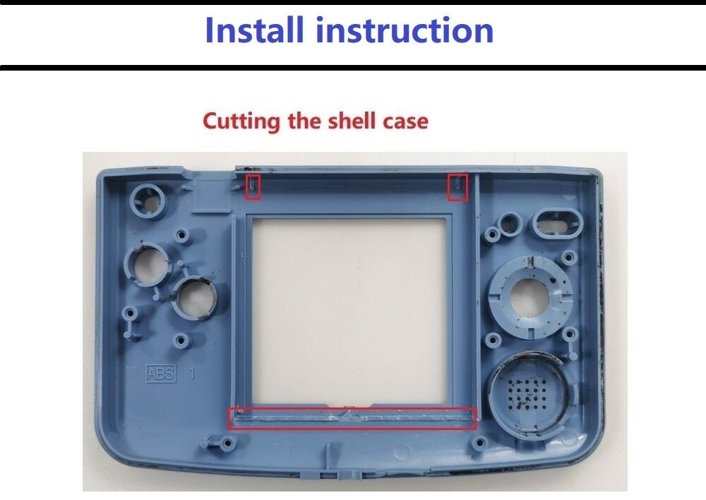 Neo Geo Pocket Color OSD Q5 IPS Backlight Mod kit