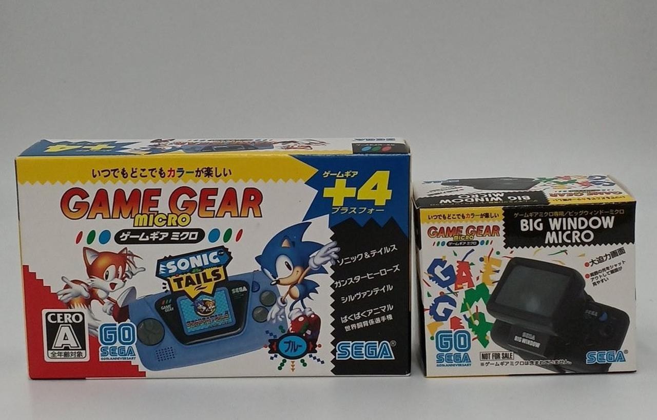 SEGA Game Gear Micro HCV-3277 Big Window Micro, Unopened, A2598