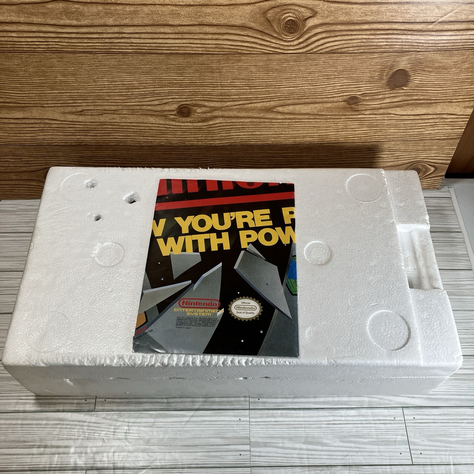 Nintendo NES Action Set Home Console – White/Gray In Box With Foam And Inserts