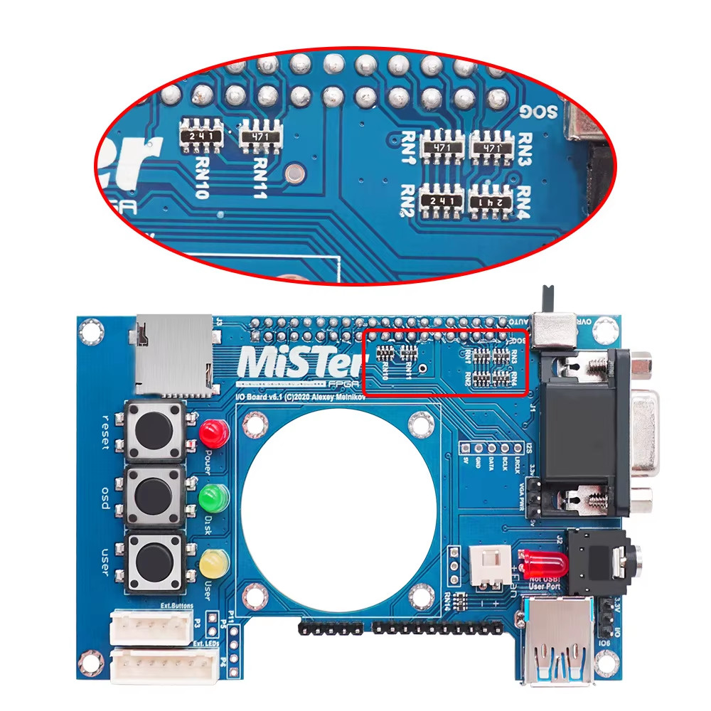 New Aluminum Case IO Analog Board USB Hub 128M SDRAM RTC Module For Terasic DE10