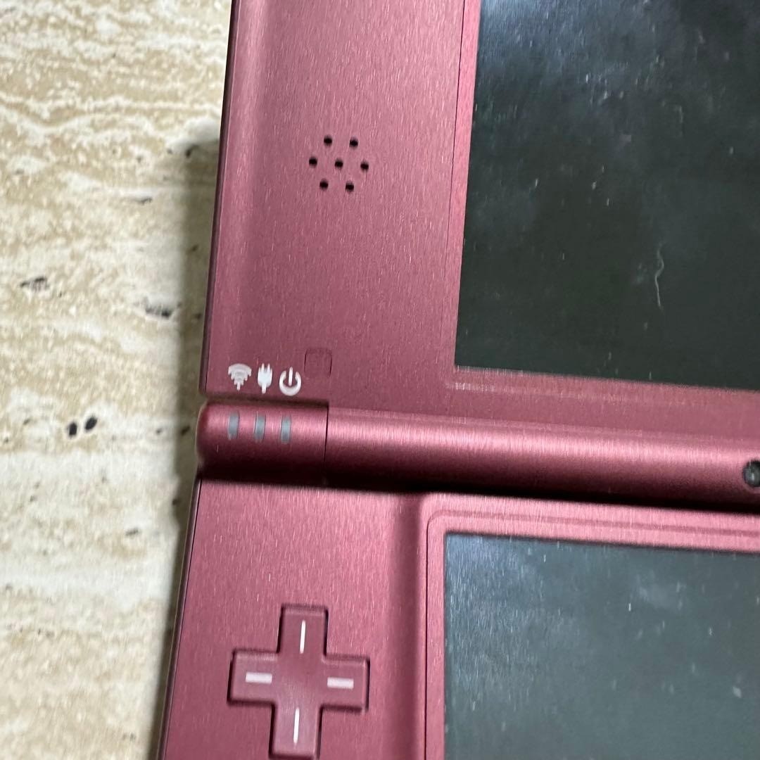 Nintendo DSi LL Wine Red Console Boxed Tested Working 6586