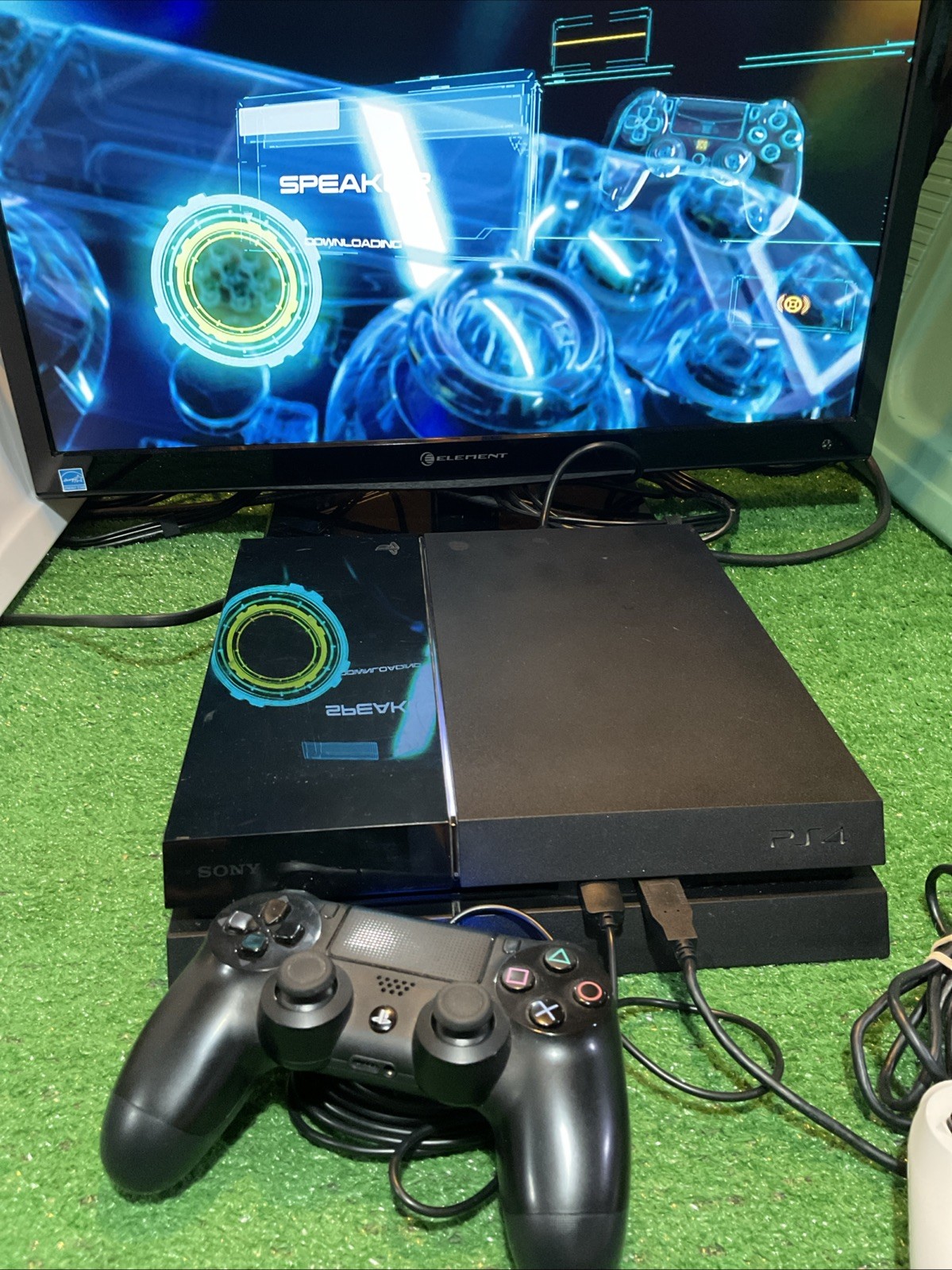 Sony PlayStation 4 CUH-1001A 500GB PS4 Console, 2 Controllers, Cables Tested 👍
