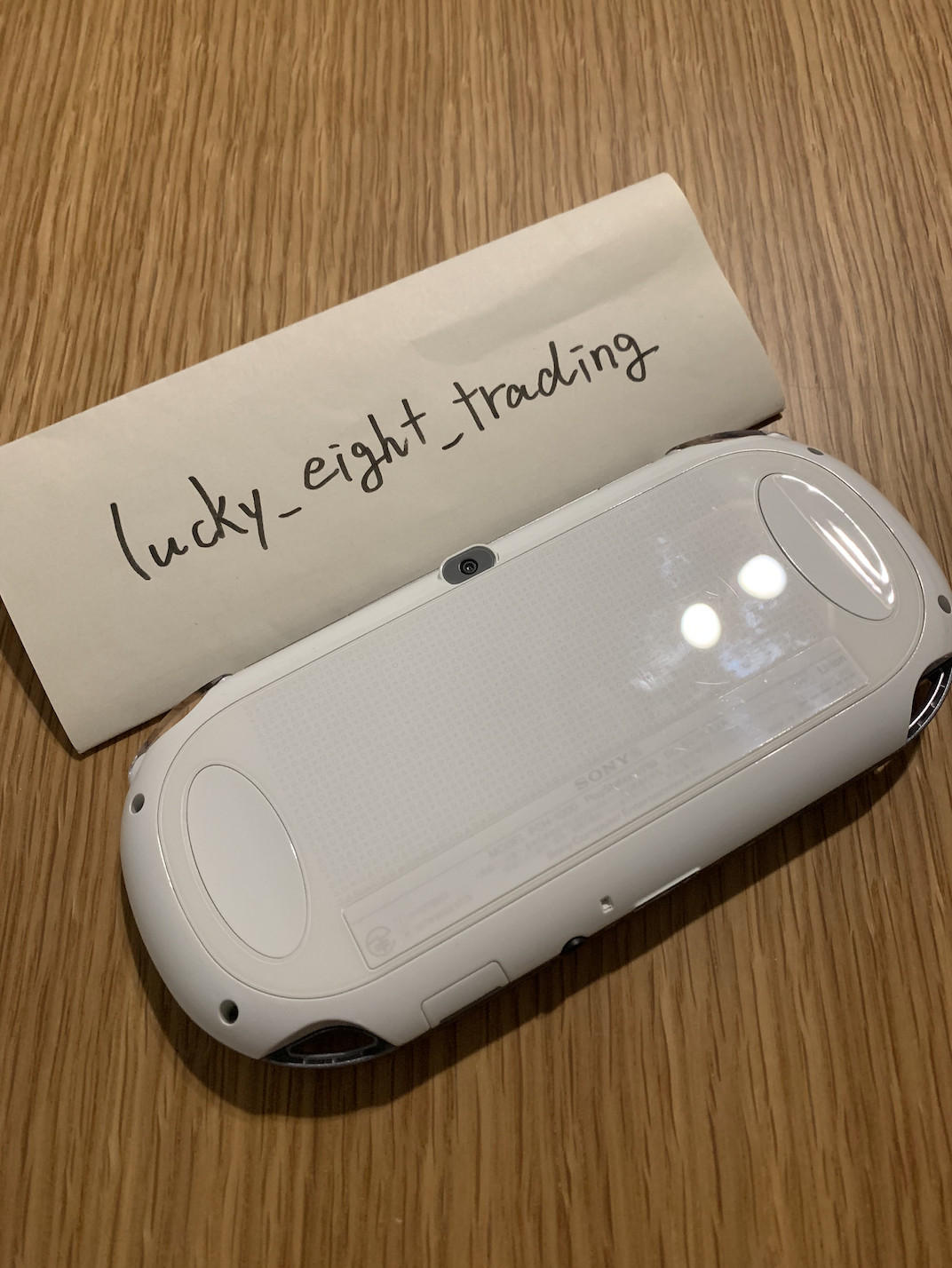 PS Vita Crystal White PCH 1000 ZA02 Console Charger PSV Fat [CC]