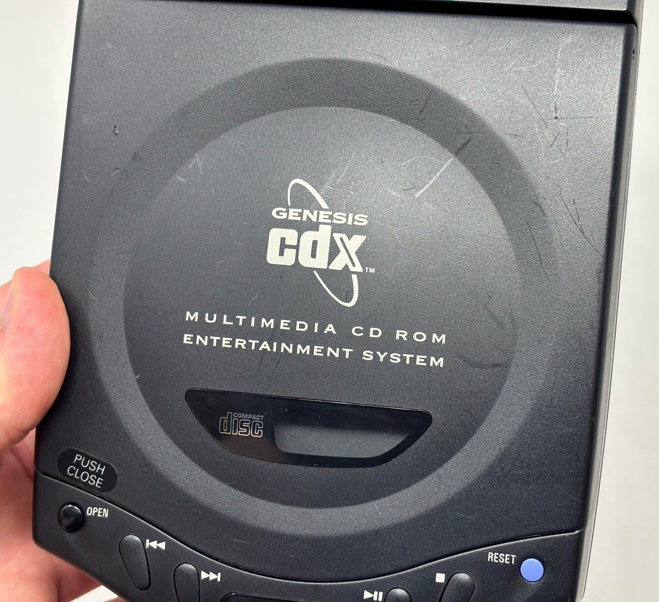 Sega Genesis CDX Black Console FOR PARTS OR REPAIR!!! READ DESCRIPTION!!!