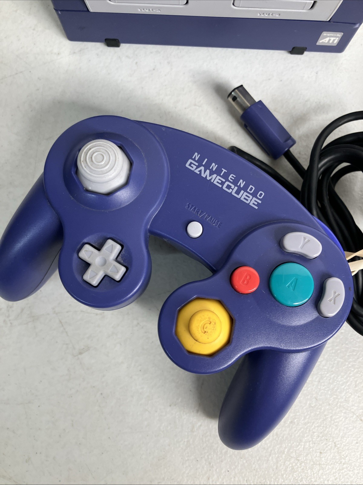 Nintendo Gamecube Console Indigo Controllers Bundle DOL-001 PLAY US & JPN GAMES