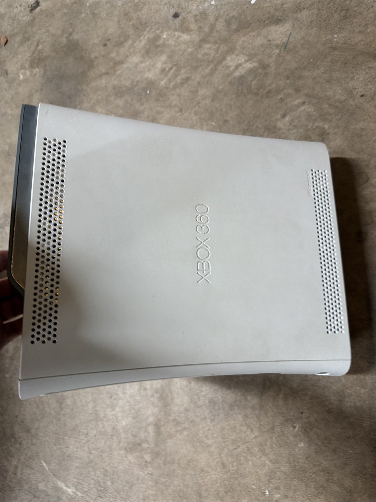Xbox 360 Fat White Console Works But Disc Tray Issue READ! With Cable
