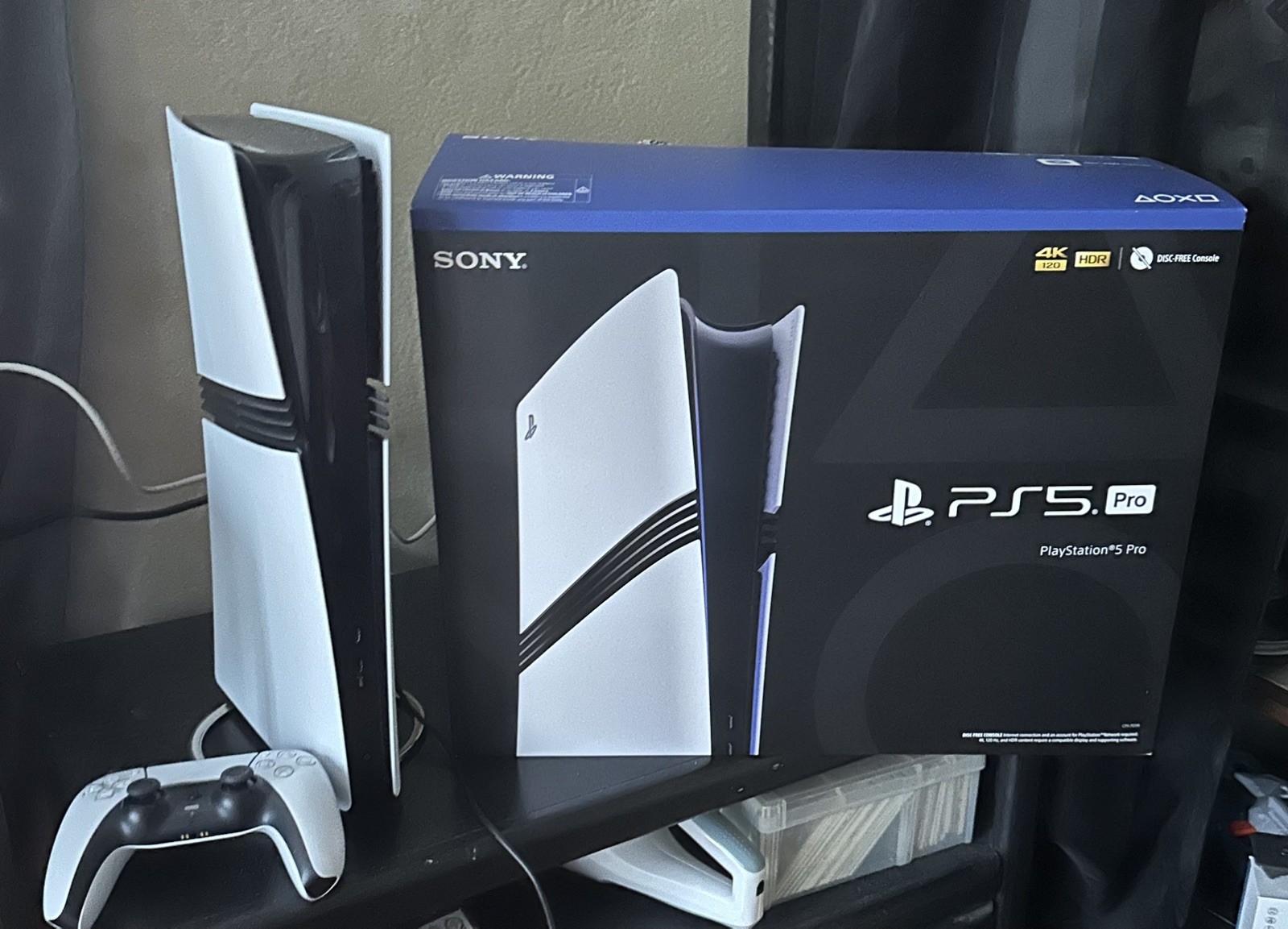 Sony PlayStation 5 Pro Console 2TB + Vertical Stand – Excellent Condition ￼