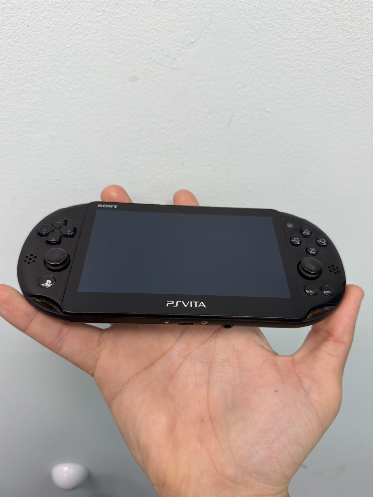 Sony PlayStation Vita PS Vita PCH-1001 Console Black AS-IS FOR REPAIR ONLY