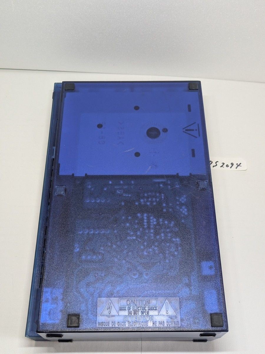 PS2 SCPH-37000 Ocean Blue Limited Console Set tested includes stand NTSC-J Japan