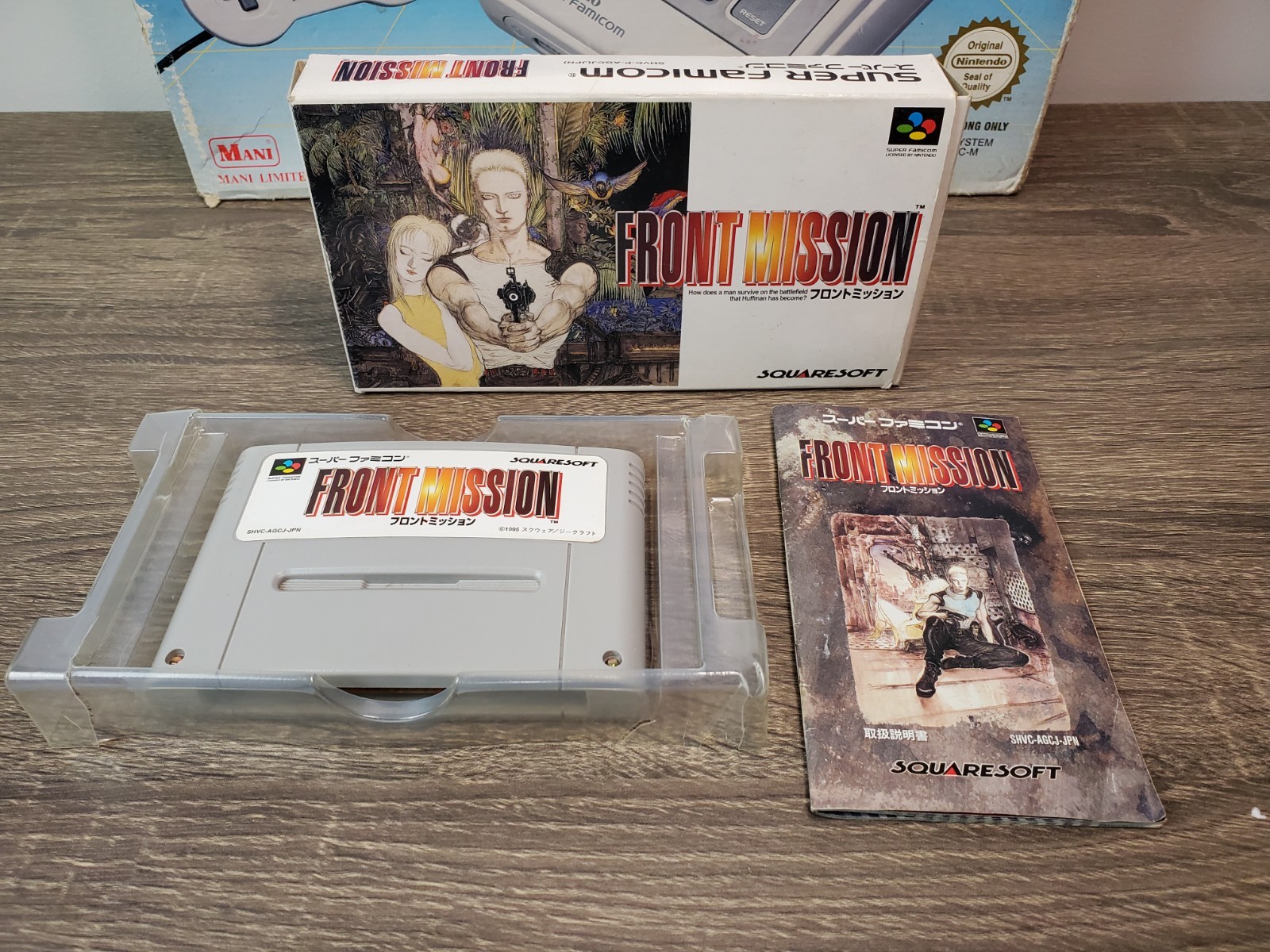 Nintendo Super Famicom Console With Box & Game SHVC-001(Read Description) Tested