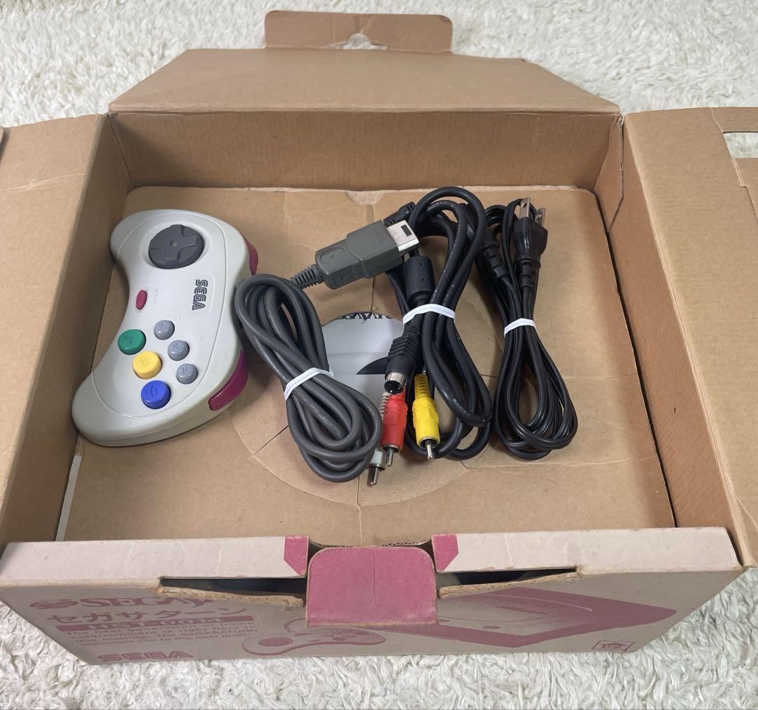 Sega Saturn HST-0014 Console Used and Tested from Japan It is pure white