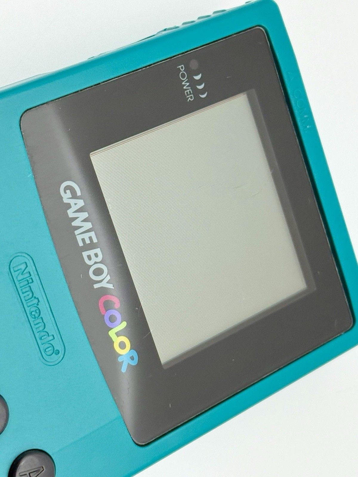 Nintendo Gameboy Color GBC Teal Blue CGB-001 Handheld System W/ Tetris – See Pic