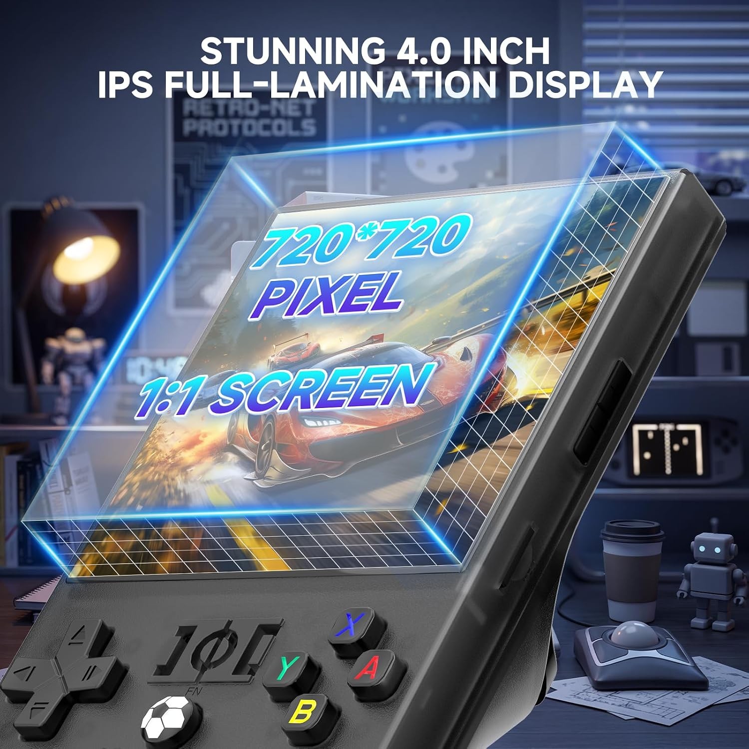 R36max Retro Handheld 4.0 IPS 18000+ Games 64GB Black2