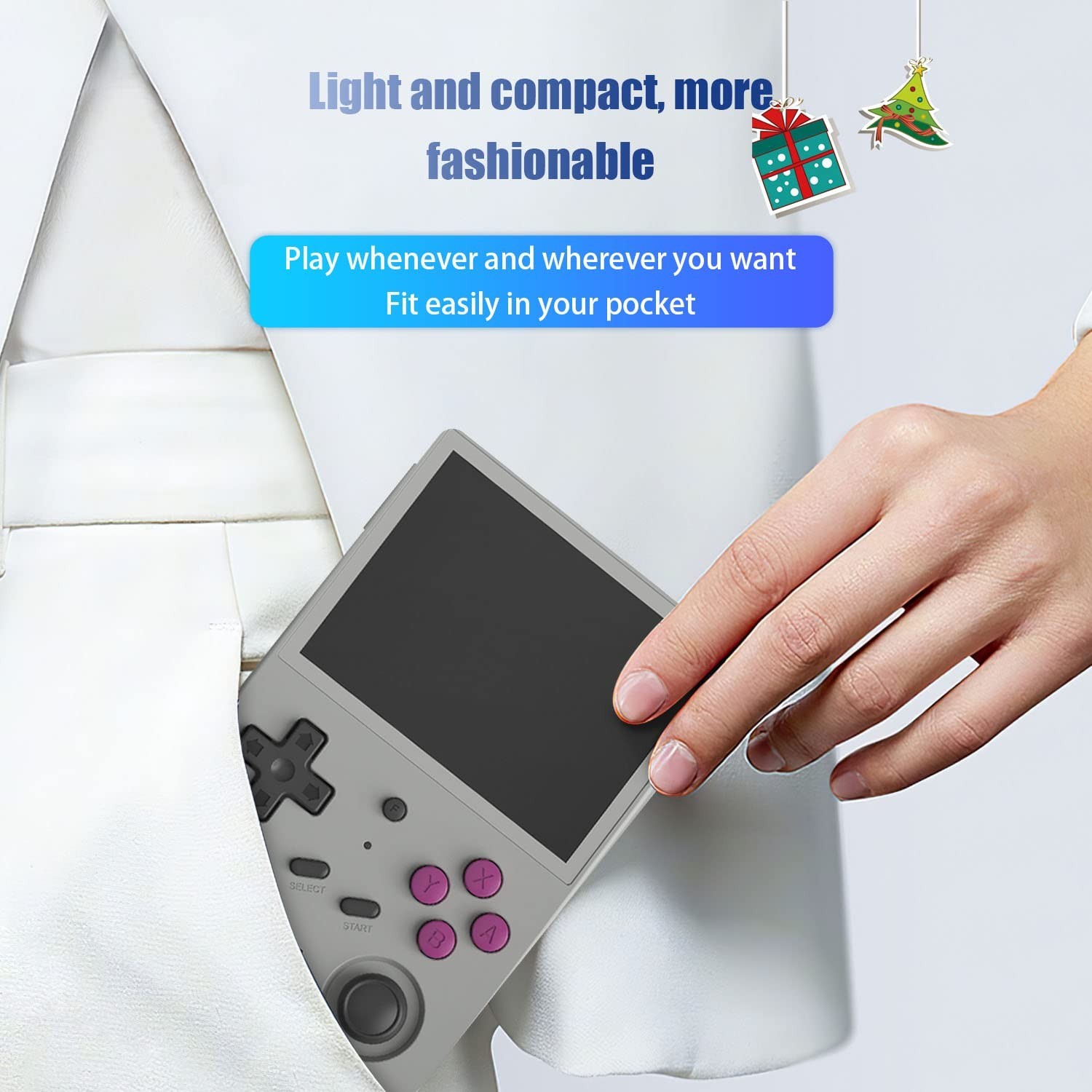 Retro Handheld Game Linux System RG3566 3.5 inch IPS Screen,RG353VS with 64G …