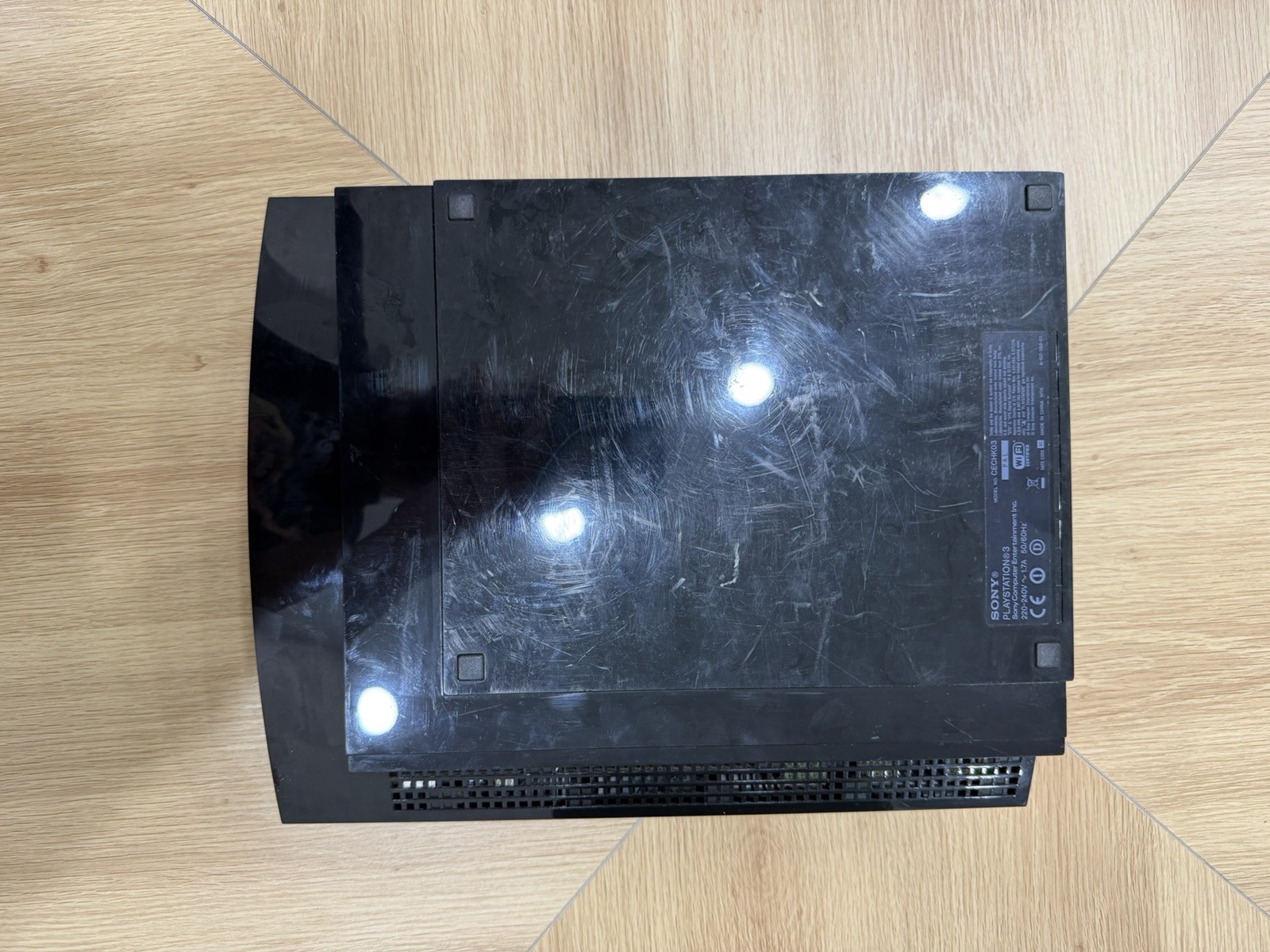 Sony PlayStation 3 PS3 Cechk03 PAL Fat Console Only ( UNTESTED PARTS OR REPAIR)