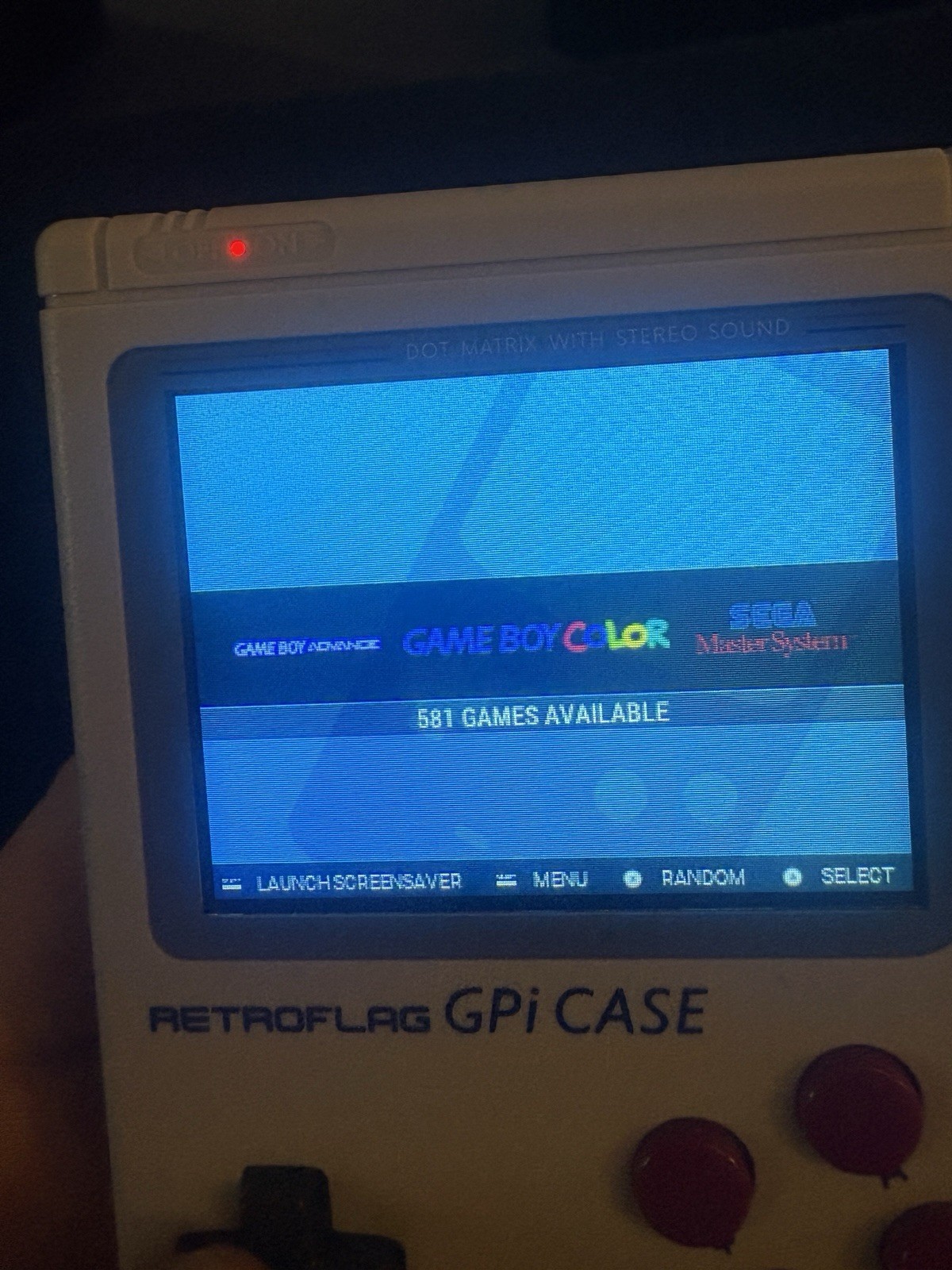 RETROFLAG GPi Case Handheld Emulator Raspberry Pi Zero 32GB SD Card. (See Desc)