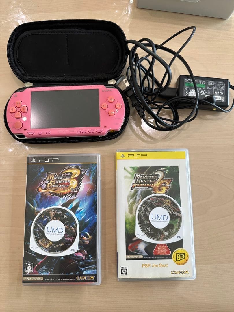 PSP Psp-1000 Monster Hunter Portable 2Nd G 3Rd Set Japan