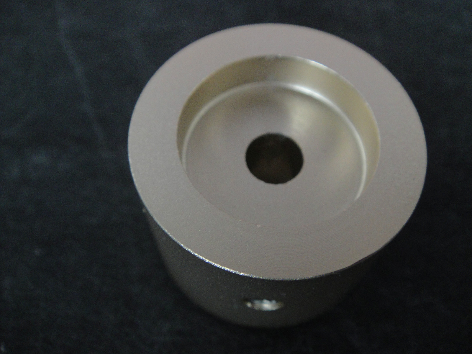 1,30 x 22mm SAND ALUMINUM SOLID TUBE AMP AUDIO KNOB GOLD COLOR