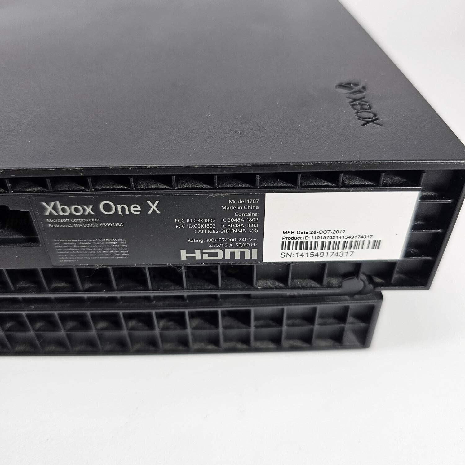 Microsoft Xbox One X 1TB Console Gaming System Black 1787