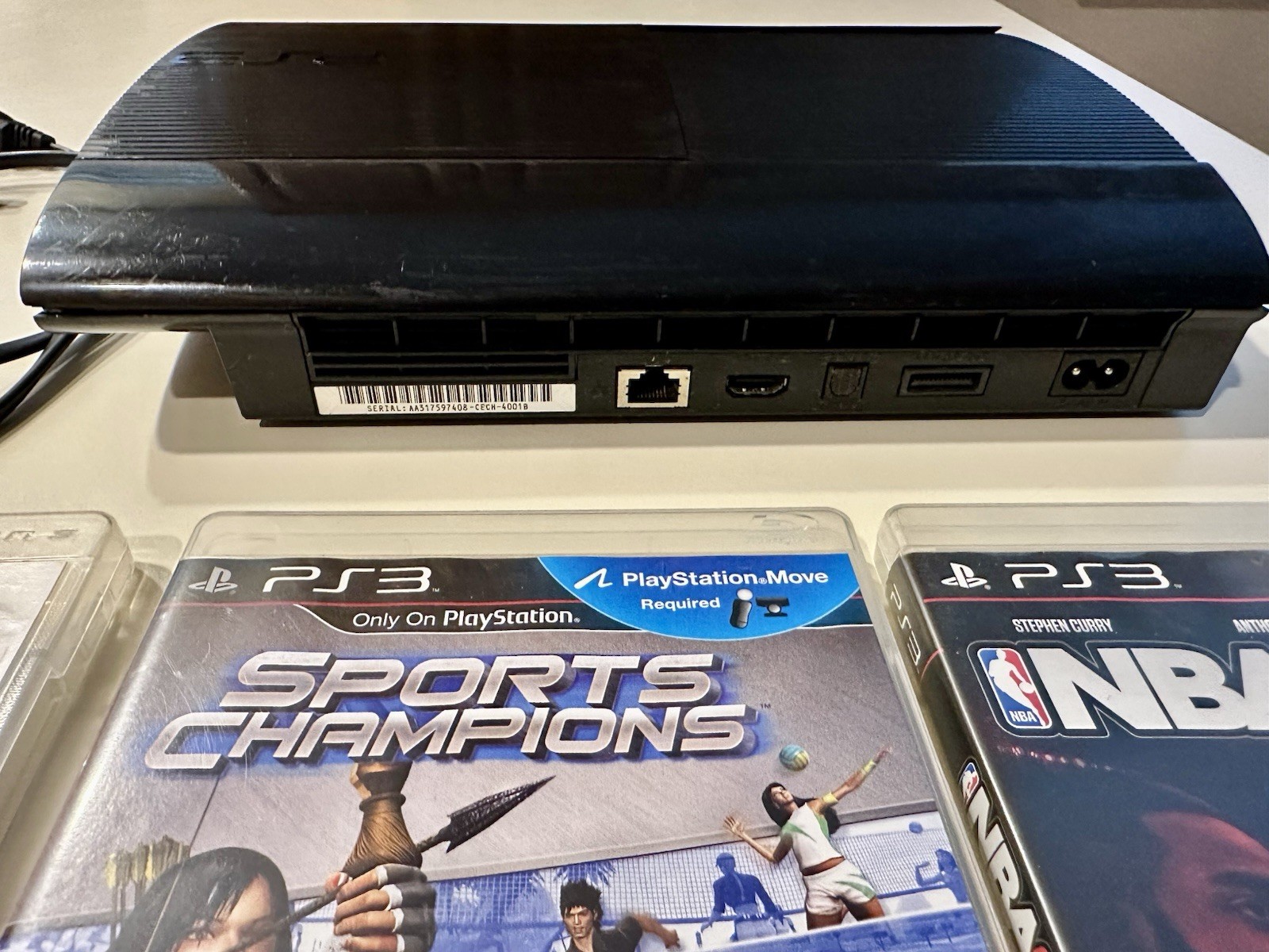 Sony PlayStation 3 PS3 Console CECH-4001B 250GB Bundle 5 Games Tested Works