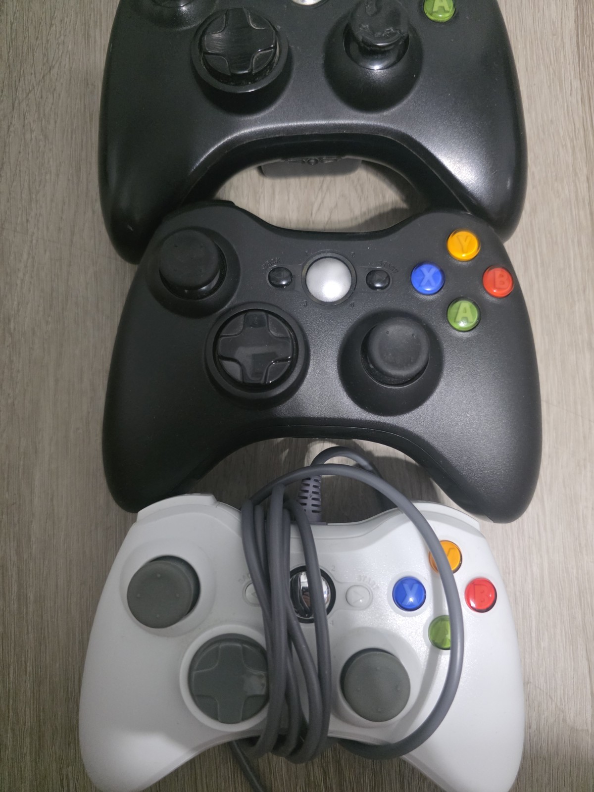 Xbox 360 S Console Bundle 4 Controllers 30+ Games No Hard Drive Tested Works