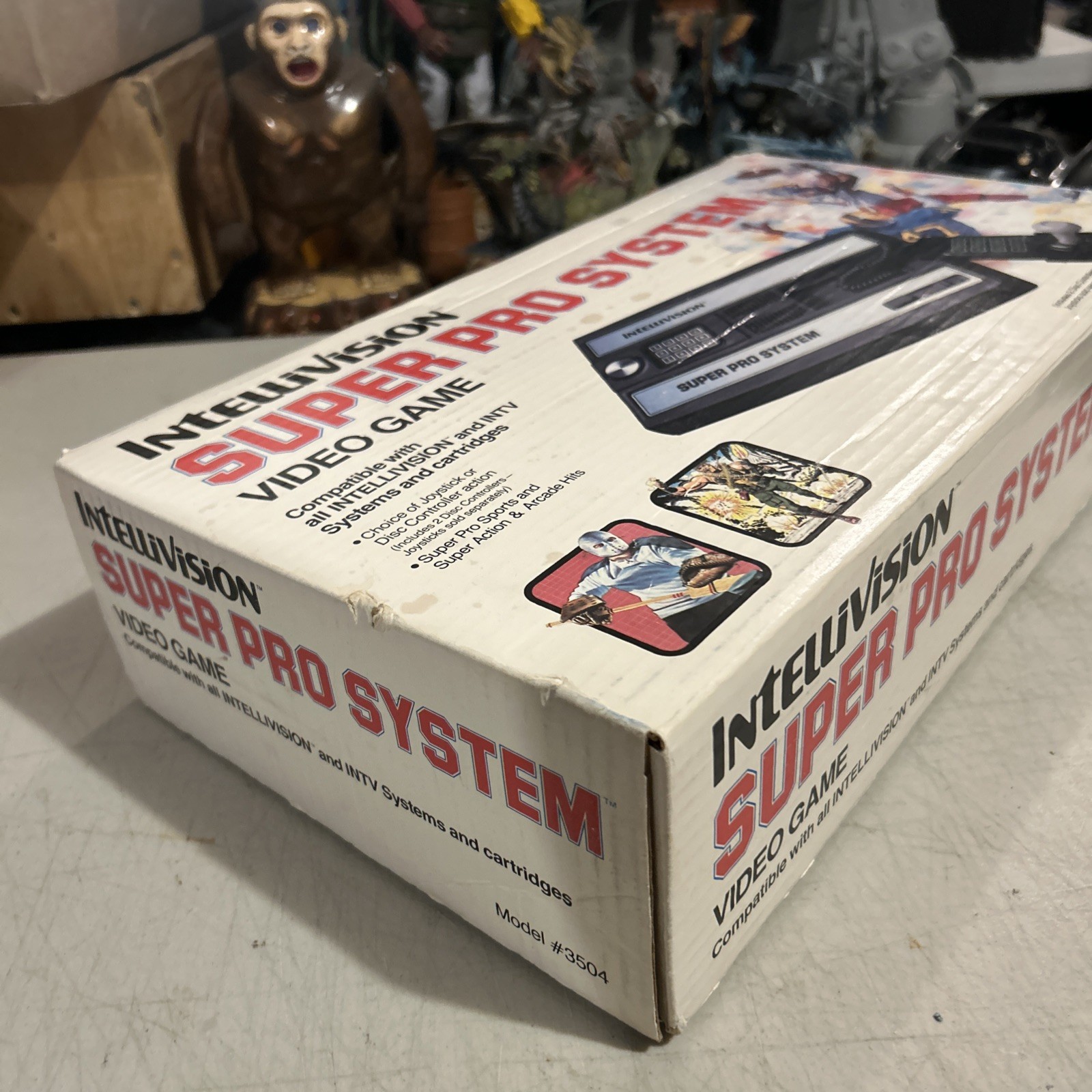 Intelllivision Super Pro System Console & Box Untested Incomplete Read As Is