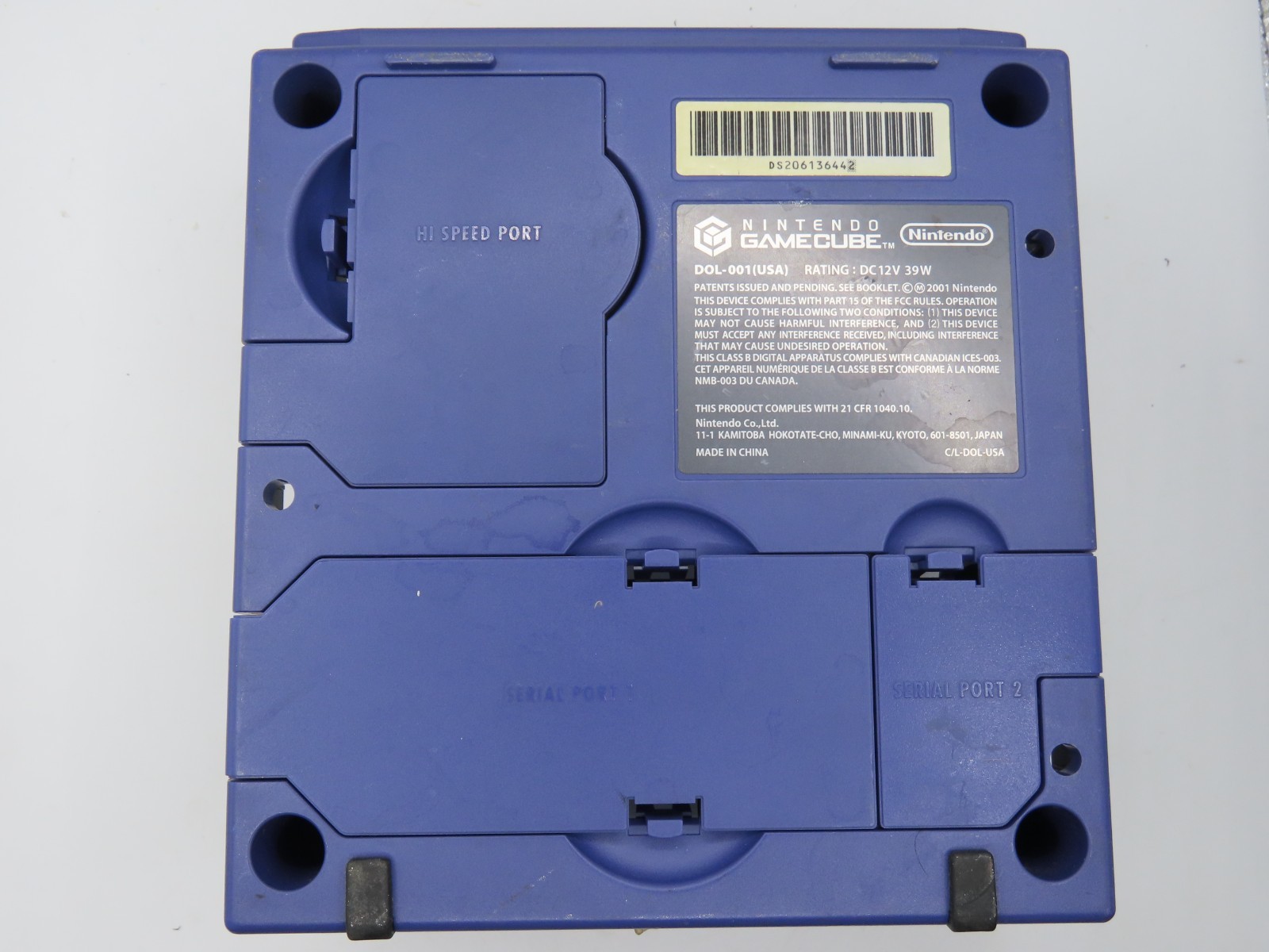 OEM Nintendo GameCube Indigo Blue Shell Housing DOL001