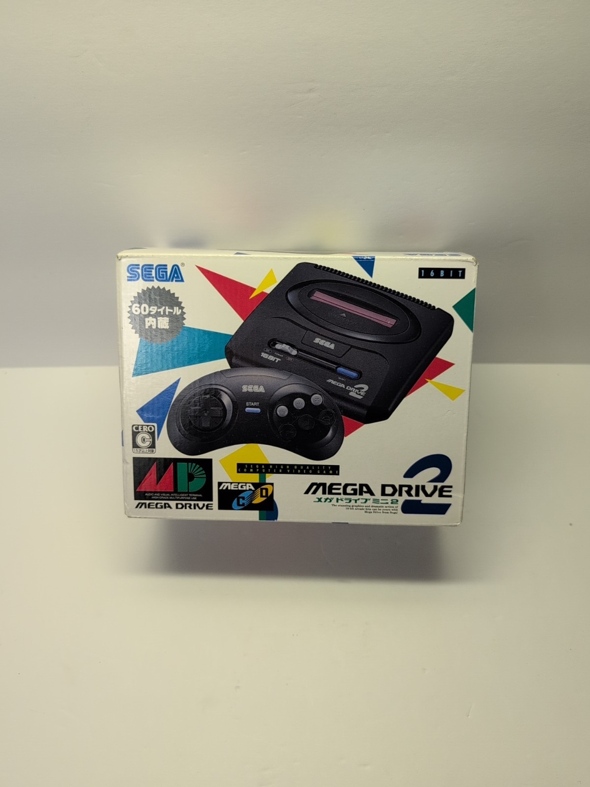 SEGA MEGA DRIVE 2 MINI CONSOLE JAPAN USA SELLER RARE NEW OPEN BOX LOOK!