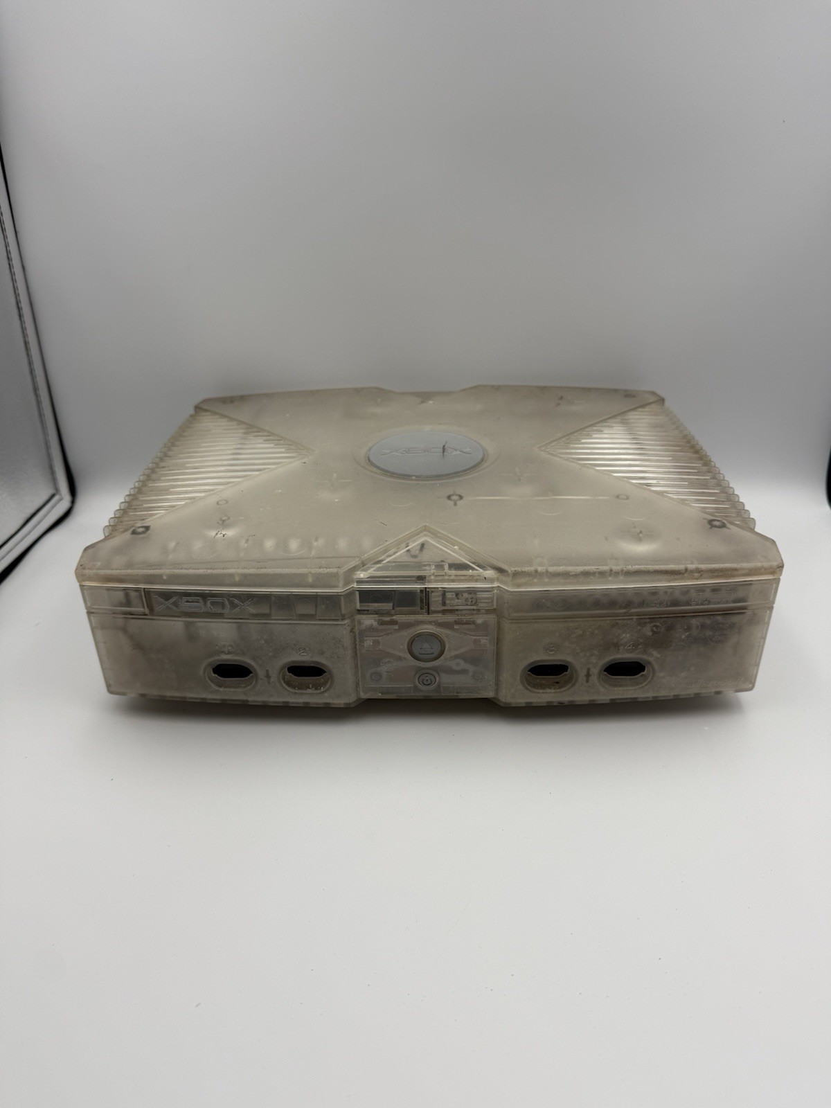 Microsoft Xbox Crystal Limited Edition – Console Only – PARTS – AS IS UNTESTED